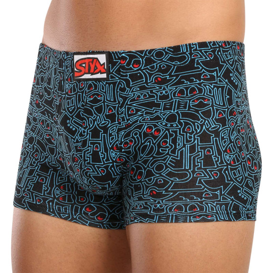 Boxers para homem Styx art doodle clássico em borracha (Q1256)