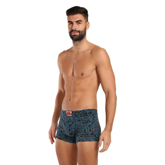 Boxers para homem Styx art doodle clássico em borracha (Q1256)