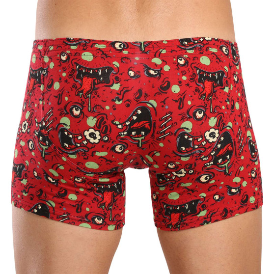 Boxers para homem Styx arte longa clássica borracha zombie (F1451)