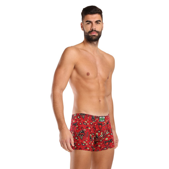 Boxers para homem Styx arte longa clássica borracha zombie (F1451)