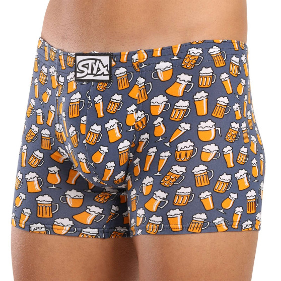 Boxers para homem Styx cerveja de borracha clássica de arte longa (F1357)