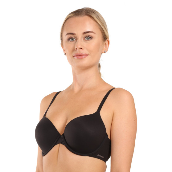 Soutien de senhora Calvin Klein reforçado com aro preto (F3837E-001)