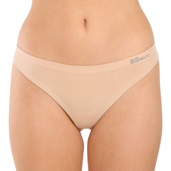 Tanga para mulher Gina bambu beige (05013)