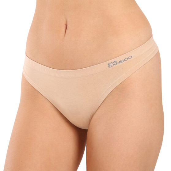 Tanga para mulher Gina bambu beige (05013)