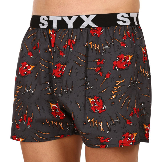 5PACK Boxers para homem Styx arte esportes borracha multicolorido (5B1125023)