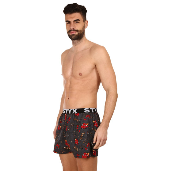 5PACK Boxers para homem Styx arte esportes borracha multicolorido (5B1125023)