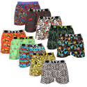 10PACK Boxers para homem Styx arte esportes borracha multicolorido (10B112509501234)