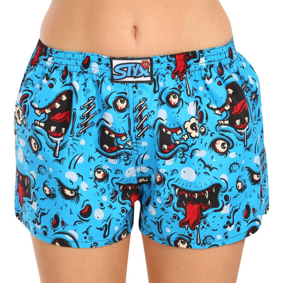 3PACK Boxers para mulher Styx arte clássica borracha multicolorido (3K14125)