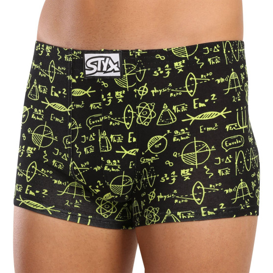 3PACK Boxers para homem Styx arte clássica borracha multicolorido (3Q12672)