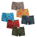 6PACK Boxers para homem Styx arte clássica borracha multicolorido (6Q12697124)