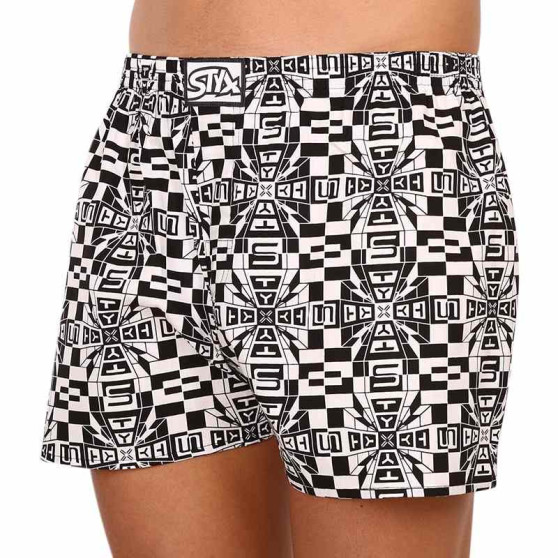 3PACK Boxers para homem Styx arte clássica borracha multicolorido (3A13025)