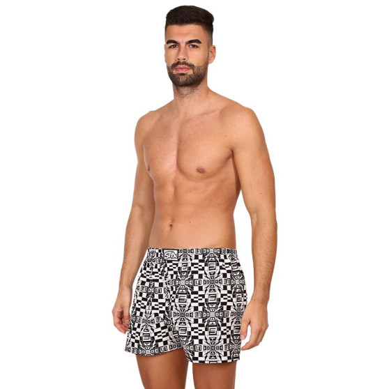 3PACK Boxers para homem Styx arte clássica borracha multicolorido (3A13025)