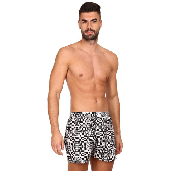 3PACK Boxers para homem Styx arte clássica borracha multicolorido (3A13025)