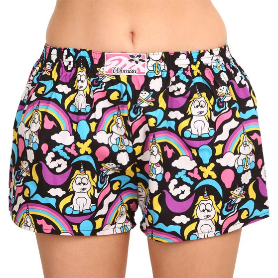 3PACK Boxers para mulher Styx arte clássica borracha multicolorido (3K11834)