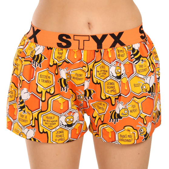 Boxers para mulher Styx arte desportiva abelhas de borracha (T1654)