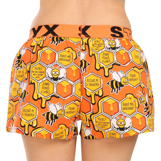 Boxers para mulher Styx arte desportiva abelhas de borracha (T1654)