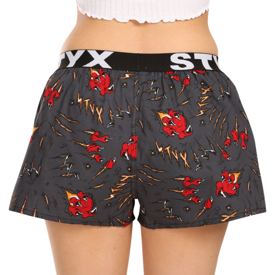 Boxers para mulher Styx arte desportiva garras de borracha (T1552)