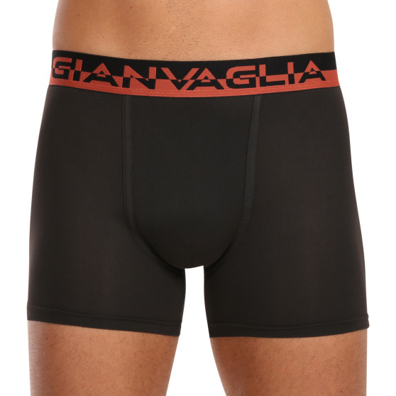 5PACK Boxers para homem Gianvaglia preto (GVG-5008)