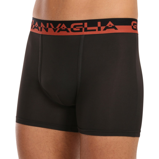 5PACK Boxers para homem Gianvaglia preto (GVG-5008)