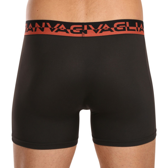 5PACK Boxers para homem Gianvaglia preto (GVG-5008)