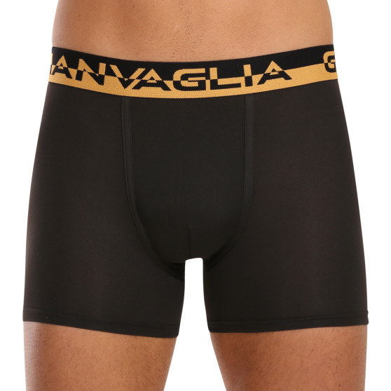 5PACK Boxers para homem Gianvaglia preto (GVG-5008)