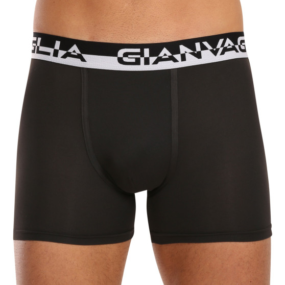 5PACK Boxers para homem Gianvaglia preto (GVG-5008)