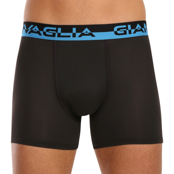 5PACK Boxers para homem Gianvaglia preto (GVG-5008)