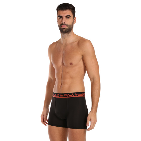 5PACK Boxers para homem Gianvaglia preto (GVG-5008)