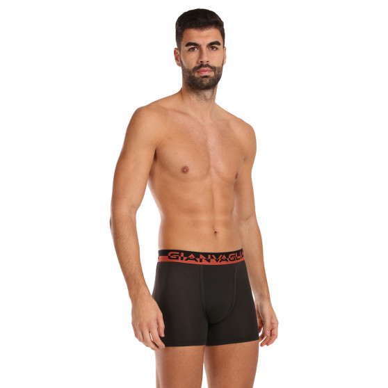 5PACK Boxers para homem Gianvaglia preto (GVG-5008)