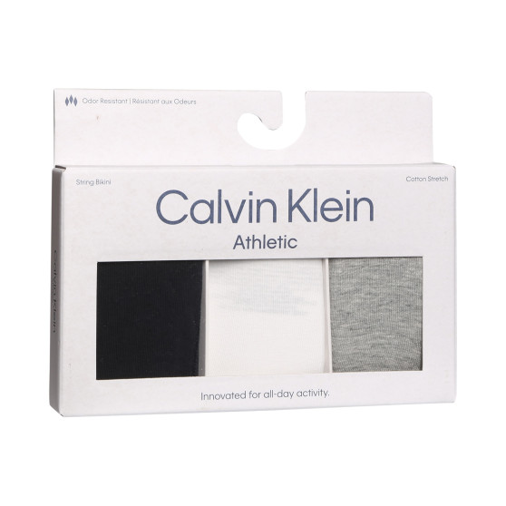 3PACK cuecas para mulher Calvin Klein multicolorido (QD5071E-MPI)