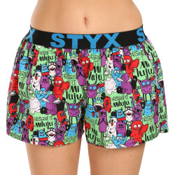 Boxers para mulher Styx arte desportiva monstros de borracha (T1555)