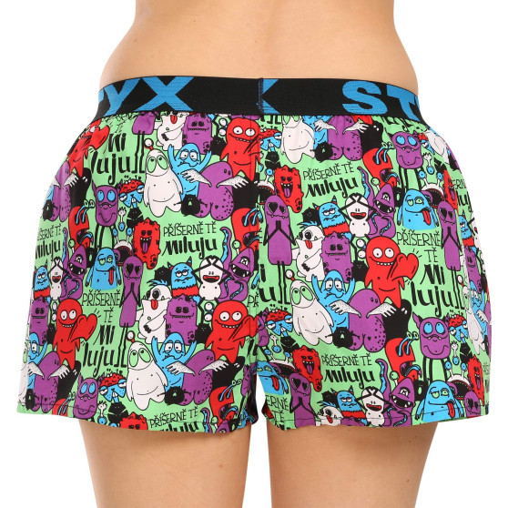 Boxers para mulher Styx arte desportiva monstros de borracha (T1555)