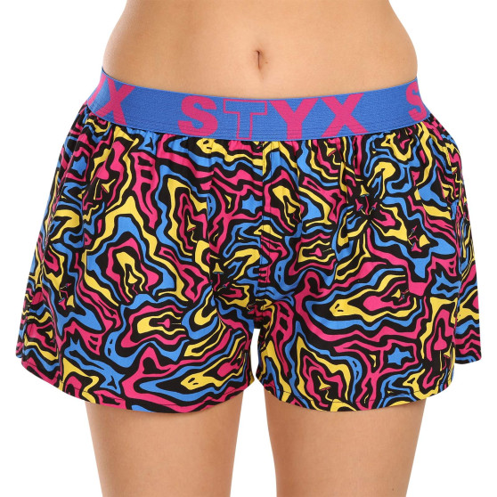 Boxers para mulher Styx arte esportes borracha mushrooms (T1550)