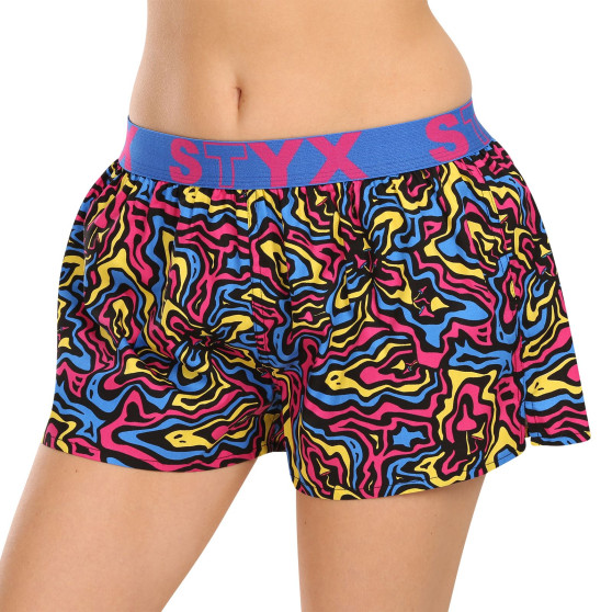 Boxers para mulher Styx arte esportes borracha mushrooms (T1550)