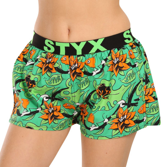 Boxers para mulher Styx arte esportes borracha tropic (T1557)