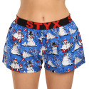 Boxers para mulher Styx arte esportes borracha christmas snowmen (T1751)