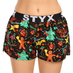 Boxers para mulher Styx arte desporto borracha ornamentos de natal (T1754)