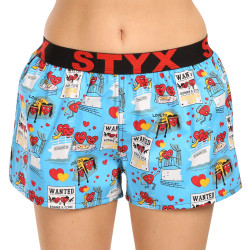 Boxers para mulher Styx arte desporto borracha Dia dos Namorados pares (T1756)