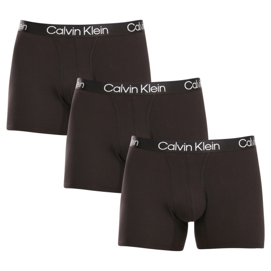 3PACK Boxers para homem Calvin Klein preto (NB2971A-7VI)