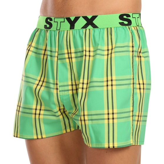 Boxers para homem Styx desporto elástico multicolorido (B1011)