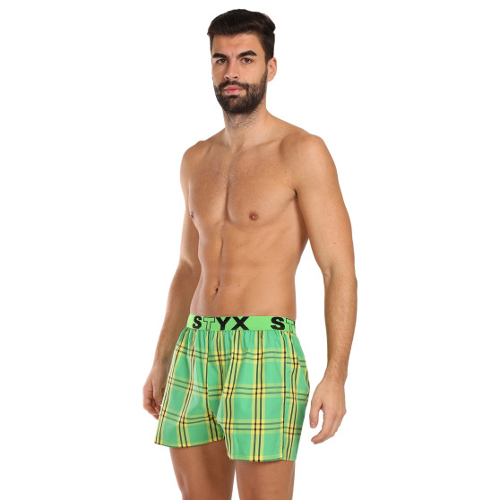 Boxers para homem Styx desporto elástico multicolorido (B1011)