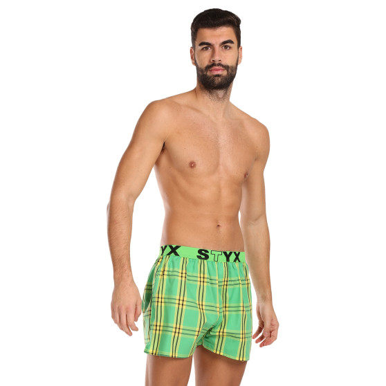 Boxers para homem Styx desporto elástico multicolorido (B1011)