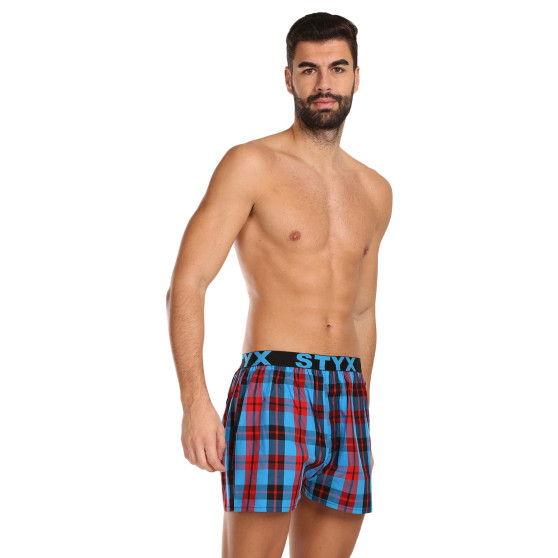 Boxers para homem Styx desporto elástico multicolorido (B1013)