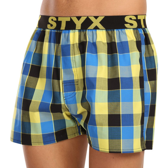 Boxers para homem Styx desporto elástico multicolorido (B1015)