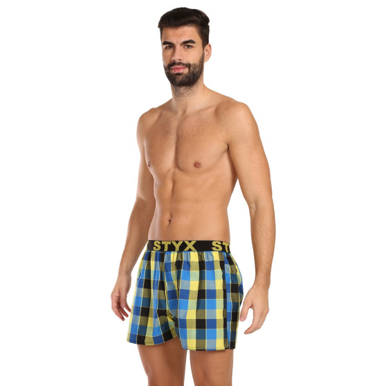 Boxers para homem Styx desporto elástico multicolorido (B1015)