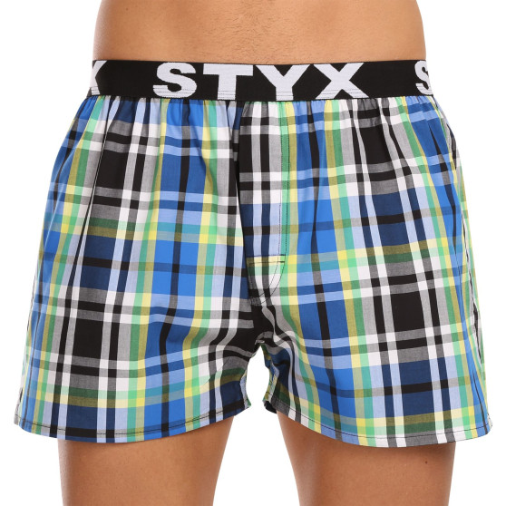 Boxers para homem Styx desporto elástico multicolorido (B1017)