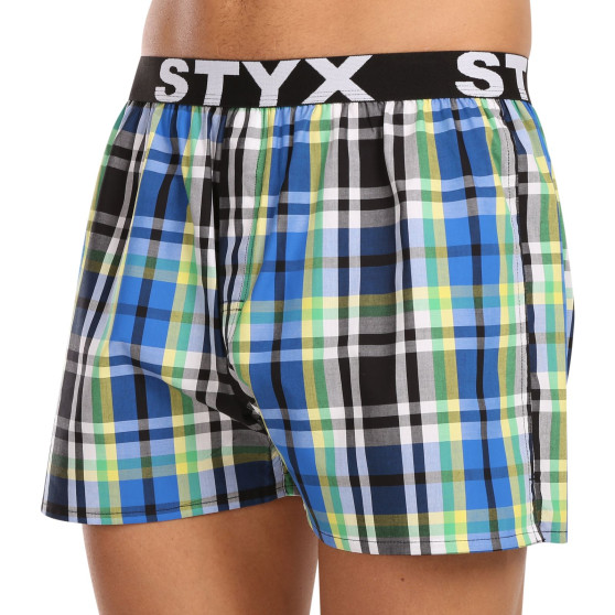 Boxers para homem Styx desporto elástico multicolorido (B1017)