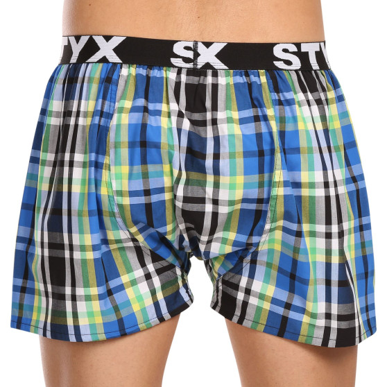 Boxers para homem Styx desporto elástico multicolorido (B1017)