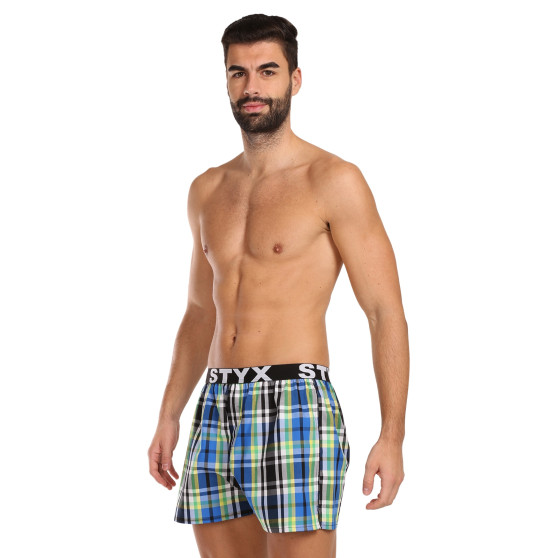 Boxers para homem Styx desporto elástico multicolorido (B1017)