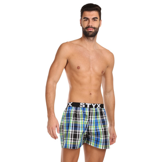 Boxers para homem Styx desporto elástico multicolorido (B1017)